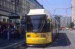 Berlin BVG SL M2 (GT6-99ZR 2019) Dircksenstrasse / Bahnhof Alexanderplatz am 25. Juli 2012.