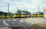 Berlin BVG SL 4 / SL 28 Falkenberg im Juli 2004.