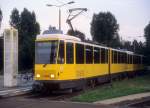 Berlin BVG SL M6 Hellersdorf, Risaer Strasse am 25. Juli 2012.