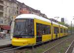 Flexity BVG Wagen 4003 als 50 Guyotstraße am 5.4.14 am U-Bhf. Seestraße