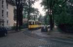 Berlin BVG SL 62 (T6A2) Köpenick, Niebergallstrasse im Juli 2005.
