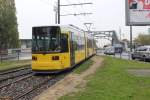 Berlin BVG SL M13 (Adtranz-GT6-97 1062) Wedding, Bornholmer Strasse / S-Bahnhof Bornholmer Strasse.