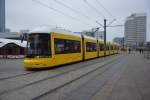 Bombardier Flexity Berlin (8022) auf der Linie M5 am 16.11.2014.