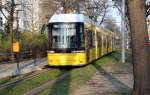 Berlin BVG SL M5 (Bombardier GT8-11ZRL 9005) Tiergarten, Alt-Moabit (Hst.