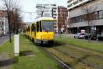 Berlin BVG SL M6 (KT4D 6085 + 6051) Spandauer Strasse am 12. April 2015.