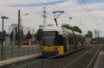 BVG 2040 als M8 von Ahrensfelde zum Nordbahnhof (S), am 02.06.2015 an der Haltestelle Rhinstraße.