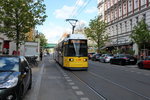 Berlin BVG SL M1 (AEG GT6N-U 1503) Prenzlauer Berg, Kastanienallee am 24. April 2016.