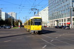 Berlin BVG SL M4 (KT4D 6055 + KT4D) Otto-Braun-Straße / Mollstraße am 21. April 2016.