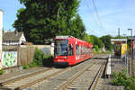 SWB Tw 9463  Bonn, Oberkassel Mitte  Linie 62, Dottendorf  Vollwerbung  Sparkasse KölnBonn   14.06.2022