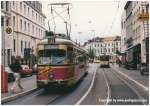 SWB TW 204 DWAG 4-Achser an der Haltestelle Thomas-Mann-Strasse 1991