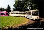 SWB BW 287 mit TW 207 in der Wendeschleife Dottendorf 1991 