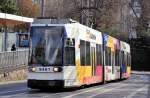 Straenbahn Linie 61 Stadtwerke Bonn - beim Bahnhof am 13.10.2009