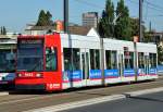 Straenbahn Nr. 9453 der SWB auf der Kennedybrcke in Bonn - 01.10.2012