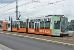 Straenbahn Nr. 9469 der Stadtwerke Bonn auf der Kennedybrcke - 29.07.2013