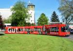 Straßenbahn Nr. 9463 der SWB in Bonn-Dottendorf - 24.04.2015