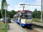 Tw 172 als  1  an der Endstelle Anton-Saefkow-Allee ...