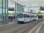 Braunschweig: Straenbahnlinie M1 nach Stckheim Salzdahlumer Weg am Hauptbahnhof.(21.6.2012)