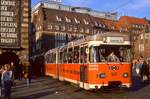 Bremen 507 + 707, Rathausplatz, 24.11.1990.