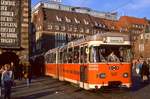 Bremen 507 + 707, Rathausplatz, 24.11.1990.
