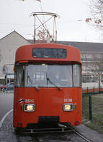 Bremen BSAG SL 1 (Wegmann GT4 3538) Osterholz am 29. Dezember 2006. - Scan eines Farbnegativs. Film: Kodak GC 400-6. Kamera: Leica C2.