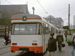 Bremen BSAG SL 4 (Wegmann GB4 3732 + GT4 3532) Balgebrückstraße (Hst. Domsheide) am 29. Dezember 2006. - Scan eines Farbnegativs. Film: Kodak GC 400-8. Kamera: Leica C2.