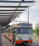 Bremen BSAG SL 10 (Wegmann-GT4 3528) Gröpelingen am 18. Mai 2007. - Scan eines Farbnegativs. Film: AGFA Vista 200. Kamera: Leica C2.