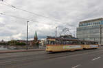 Triebwagen 917 der Freunde der Bremer Straßenbahn e.V. Wilhelm Kaisen Brücke - 6.8.23 25 Jahre Linienverlängerungen der Äste zum Flughafen und zur Universität