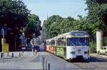 Bremen 504 + 704, Gortheplatz, 01.09.1987.