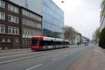 BSAG Tw 3136  Linie 1, Bf Mahndorf  Teilwerbung  Schweizer Viertel   Bremen, Westerstraße  13.04.2026