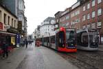 BSAG Tw 3218
Linie 2, Sebaldsbrück

BSAG Tw 3233
Linie 3, Gröpelingen 

Bremen, Sielwall
13.04.2026
