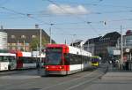 Ein Straenbahn  am  21.09.2008 in der Nhe des Bremer Hauptbahnhofes.
