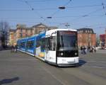 Wagen 3014 des Typs GT8N als Linie 10 Sebaldsbrück am Hauptbahnhof, 29.03.14