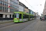 HEAG mobiTram ST13 Wagen 9873 am 18.05.19 in Darmstadt Luisenplatz 