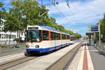 HEAG Mobilo ST12 Wagen 9120 am 04.07.20 in Darmstadt Hauptbahnhof 