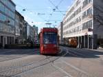 Wagen 0788 Typ ST14 als Linie 7 Richtung Arheilgen vor der Haltestelle Luisenplatz.