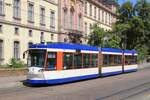 Strassenbahn Darmstadt HEAG  Triebwagen 789  Haltestelle Schloss  22/7/2022