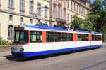 Strassenbahn Darmstadt HEAG  Triebwagen 8210  Haltestelle Schloss  22/7/2022