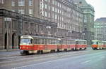 Dresden 222 869, Ernst Thälmann Straße (1991: Wilsdruffer Straße), Altmarkt, 23.06.1985.