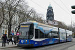 22. Januar 2018, Dresden, Straßenbahn am Dr. Külz-Ring, Tw 2609