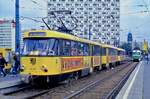 Dresden 222 801 + 273 004 + 222 802, St.Petersburger Straße, 01.10.1996.
