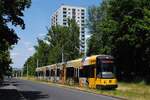 NGTD12DD 2825 erreicht in wenigen Metern die Endstelle Zschertnitz. (08.06.2026)