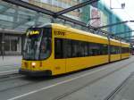 Dresden Strassenbahn Nr.2626 unterwegs auf der Linie 9 am 10.12.2008