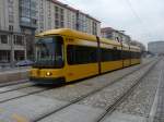 Dresden - Strassenbahn Nr.2535 unterwegs auf der Linie 4 am 10.12.2008