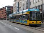 Dresden: Straenbahnlinie 6 nach Wlfnitz an der Haltestelle Lbtau Tharandter Strae.(18.8.2010)