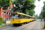 224 267, 266 & 244 046 am 29.05.10 in der Freystrae/Kleinzschachwitz