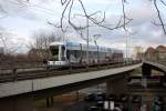 Dresden - DVB/Linie 7 - 2716 auf der Carolabrcke am 16.11.2008