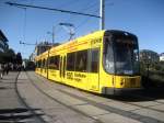 Jubilum   140 Jahre Strassenbahn in Dresden  
NGT D 8 DD 2635 am 30. September 2012 auf dem
Betriebshof Trachenberge im Rahmen der
Jubilumsfeierlichkeiten.