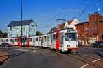 Düsseldorf 3205 + 3203, Handweiser, 28.06.2018.
