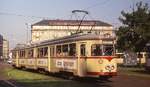 Für die Fernbahnlinie K von Düsseldorf nach Krefeld 1953 beschaffte die Rheinbahn acht vierachsige Triebwagen, die auf Vorkriegsdrehgestellen im klassischen Duewag-Design aufgebaut und