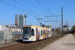 Rheinbahn AG, Wagennummer: 2133(Werbung: Sol de Janeiro), Linie: 706 nach Hamm S, Ort: Hammer Dorfstraße, Datum: 09.03.2024